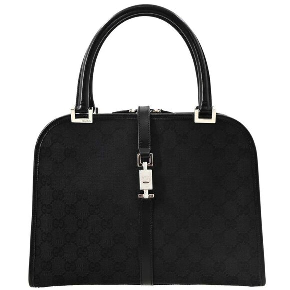 Gucci Black GG Jackie Handbag - Picture 1 of 10
